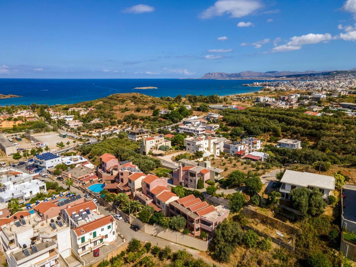 Theos Village Apartments Kato Daratso Exteriér fotografie