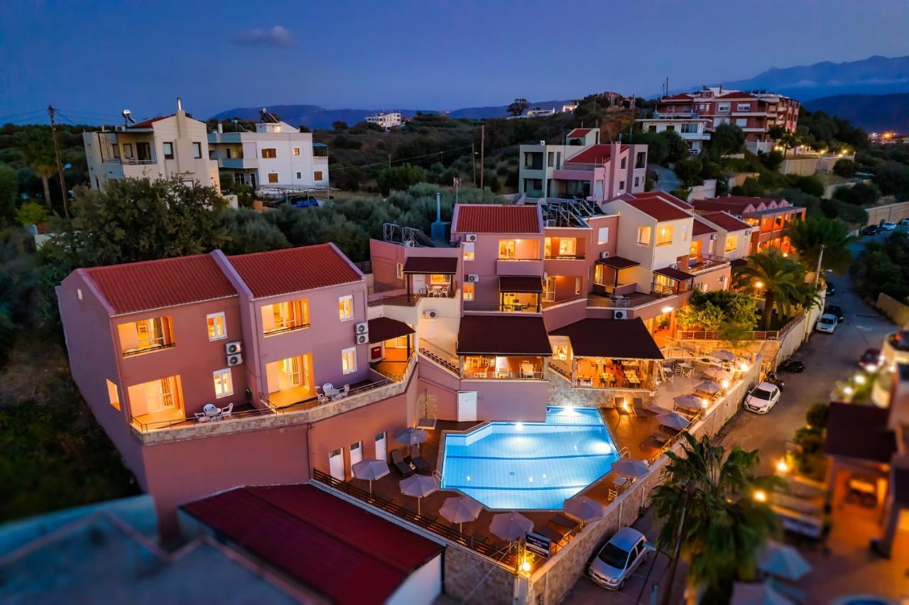 Theos Village Apartments Kato Daratso Exteriér fotografie