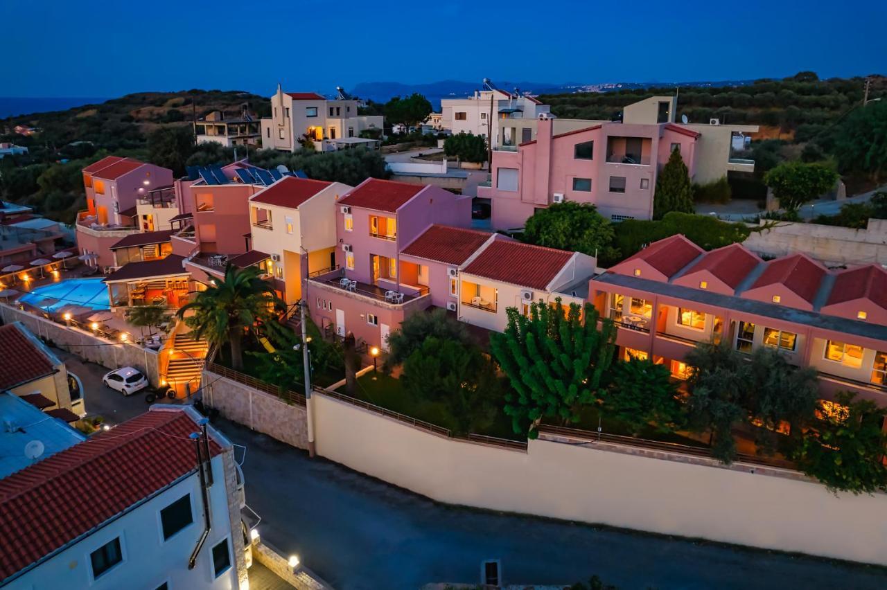 Theos Village Apartments Kato Daratso Exteriér fotografie