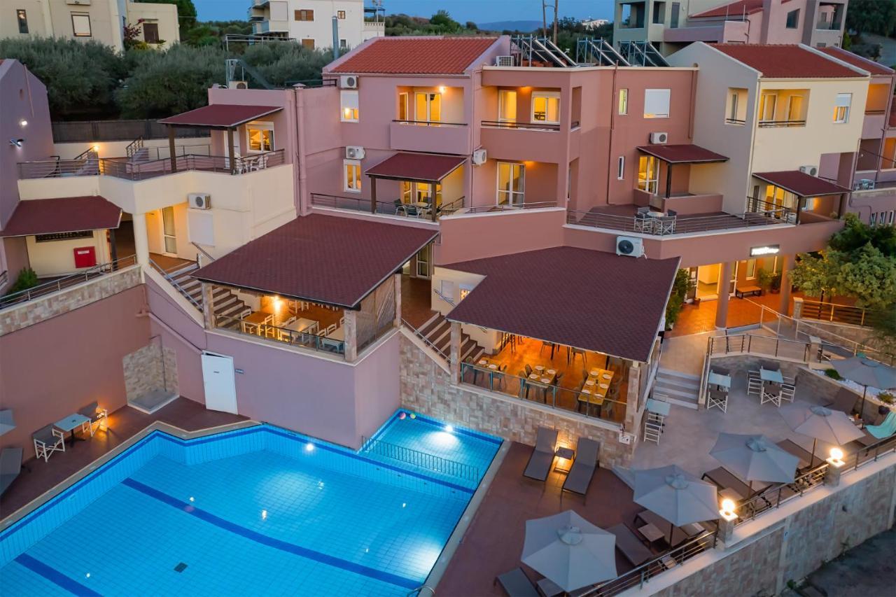 Theos Village Apartments Kato Daratso Exteriér fotografie