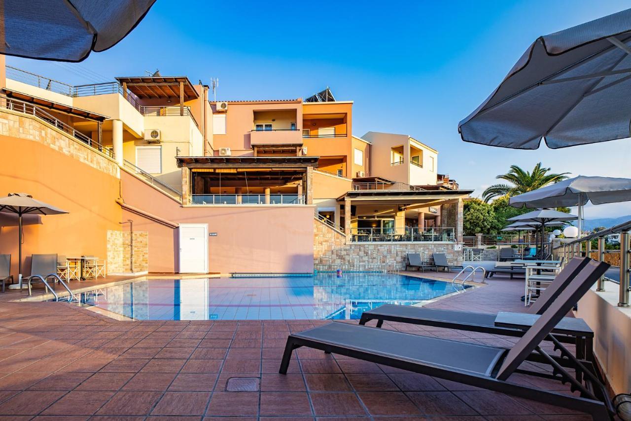 Theos Village Apartments Kato Daratso Exteriér fotografie