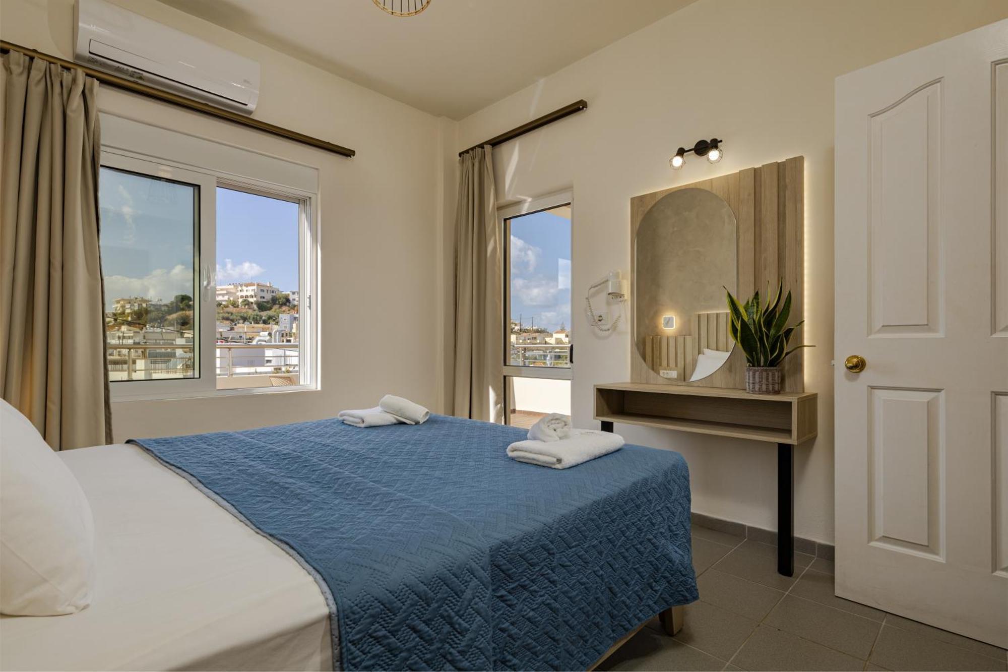 Theos Village Apartments Kato Daratso Exteriér fotografie